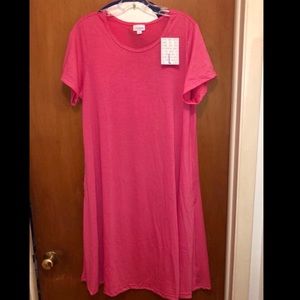 Solid pink lularoe jessie